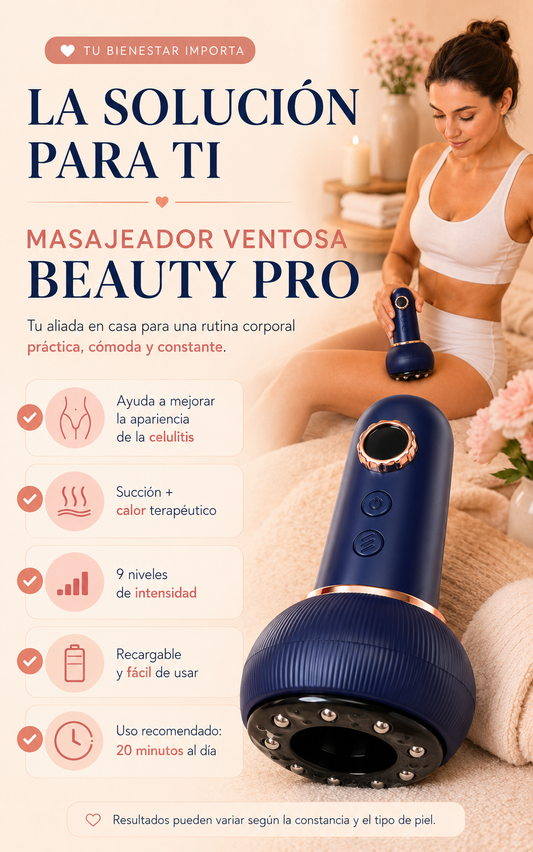 MASAJEADOR VENTOSA BEAUTY PRO