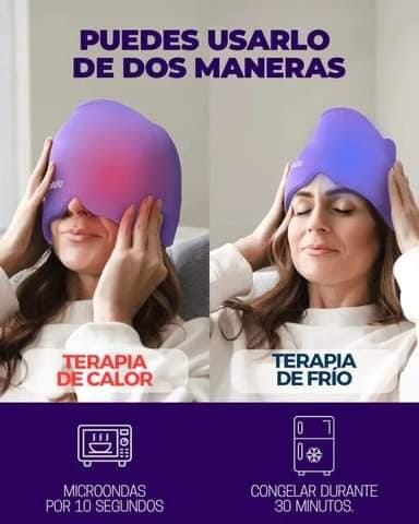 GORRO GEL TERAPIA DE COMPRESION FRIO/CALOR