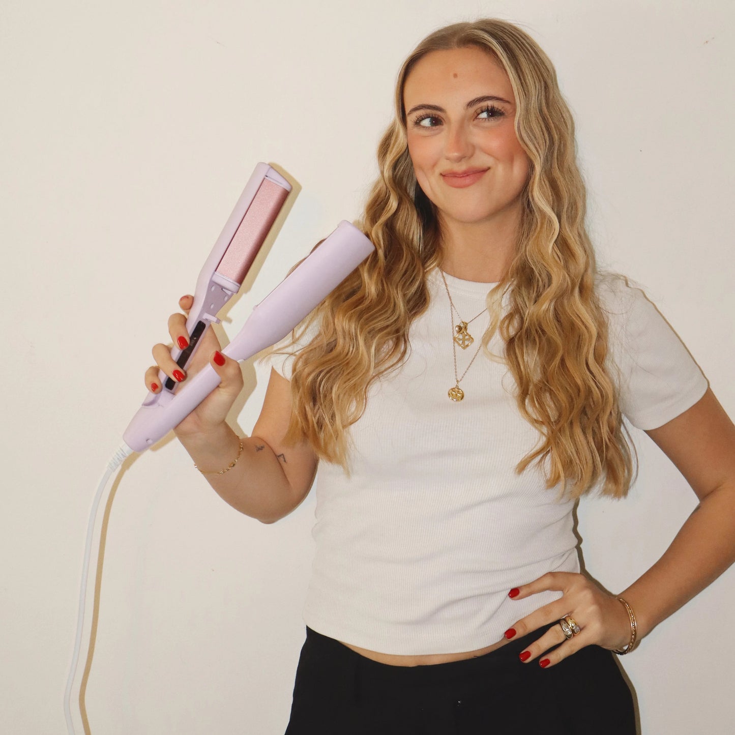 ONDULADOR DE CABELLO WAVYLUXE+ RIZADOR DE PESTAÑAS DE REGALO 🎁