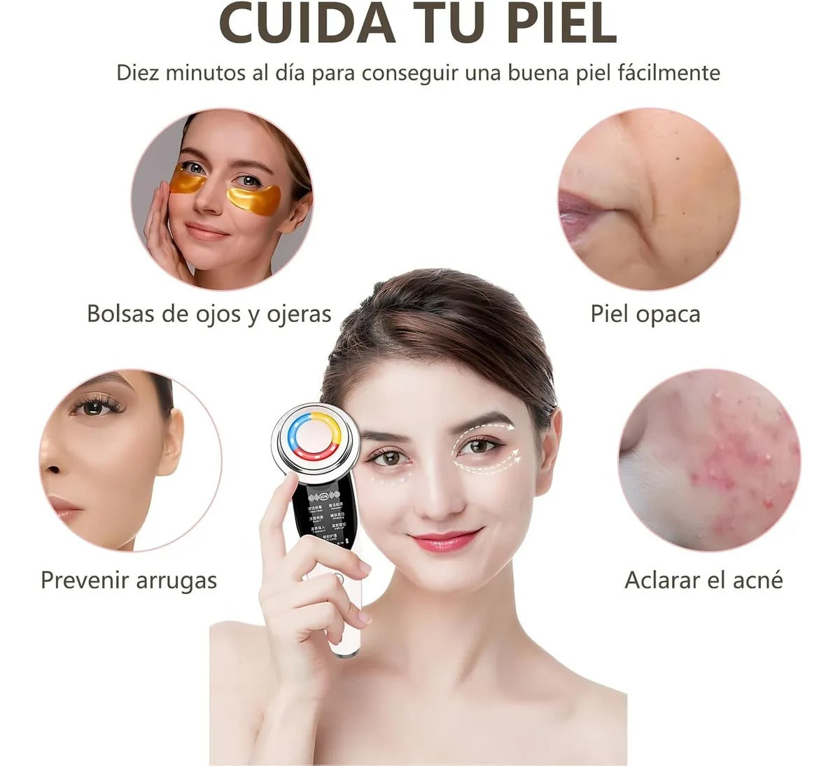 MASAJEADOR FACIAL 7 EN 1+ SERUM DE REGALO🎁