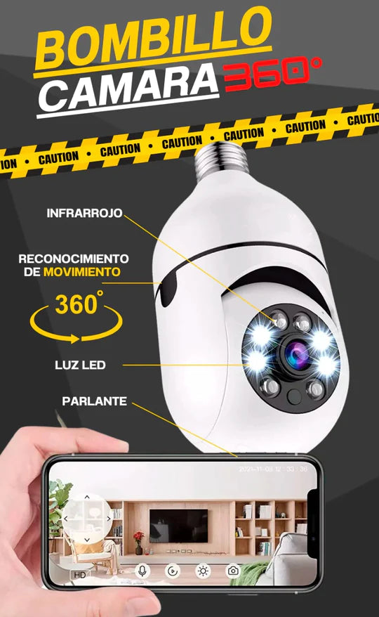CÁMARA DE VIGILANCIA TIPO ESPÍA PRO 360™