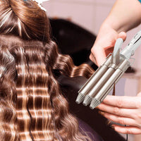 RIZADOR PARA EL CABELLO CON 3 CILINDROS