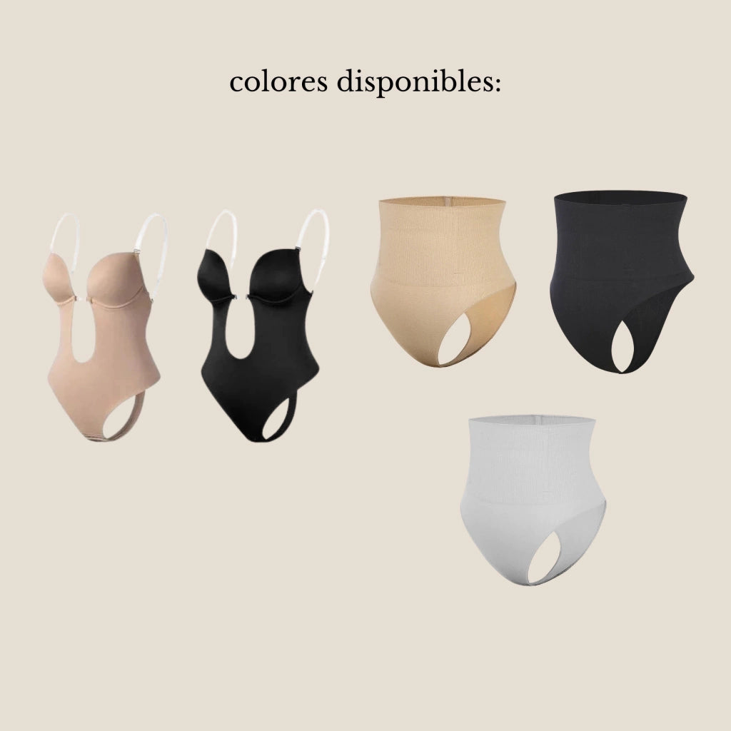 PACK FLORAL | BODY SILUETA + CALZON FAJA ESENCIAL DE CONTROL