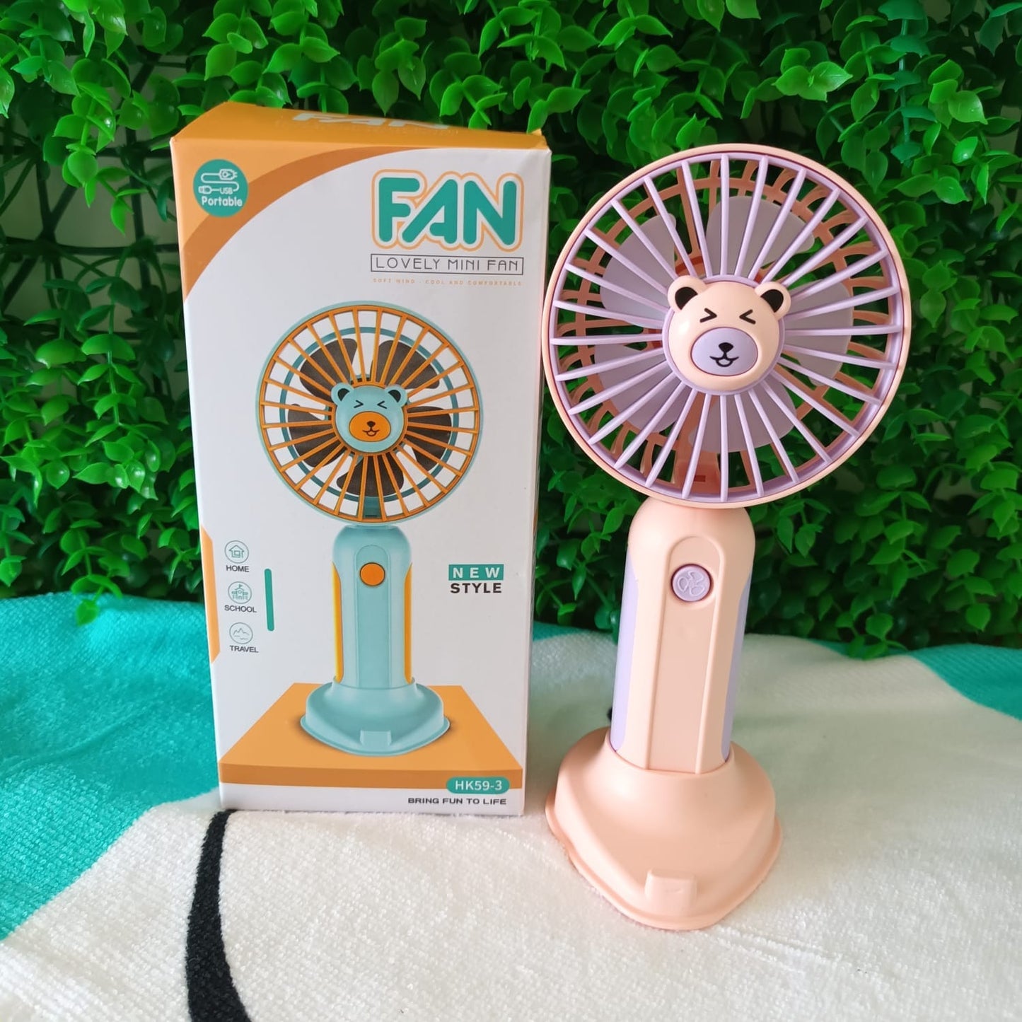 MINI VENTILADOR PORTATIL KAWAI