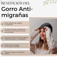 GORRO GEL TERAPIA DE COMPRESION FRIO/CALOR