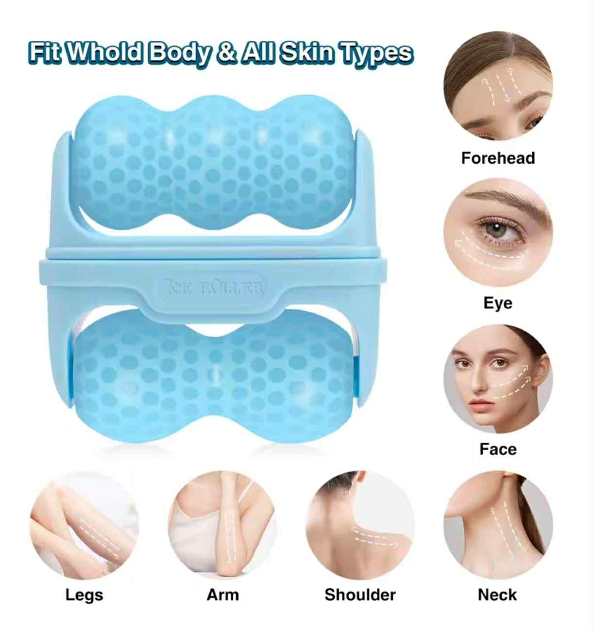 RODILLO FACIAL  DERMAGLOW  2 EN 1