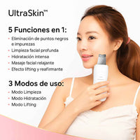 Limpiador UltraSkin™ – Tecnología ultrasónica para tu piel