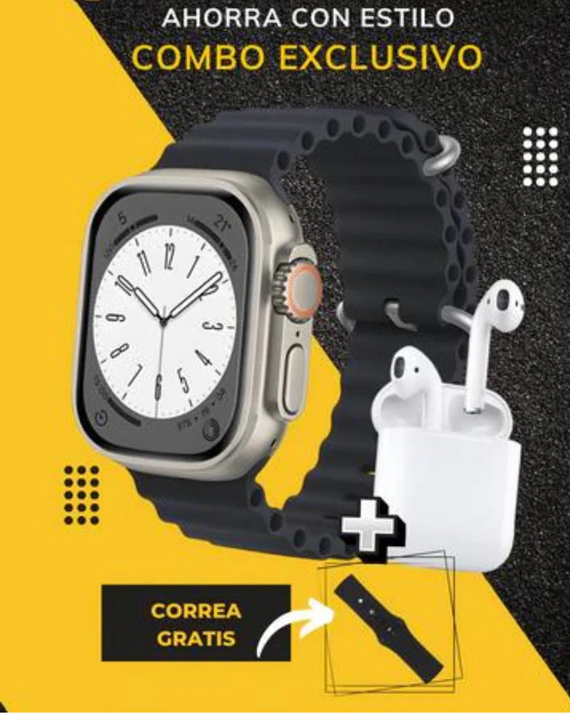 SMARTWATCH 2025+AUDIFONOS