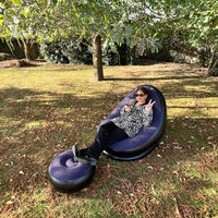 SILLON INFABLE CON REPOSA PIES