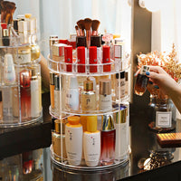 ORGANIZADOR DE MAQUILLAJE GIRATORIO 360°(DISEÑO DIAMANTE)™