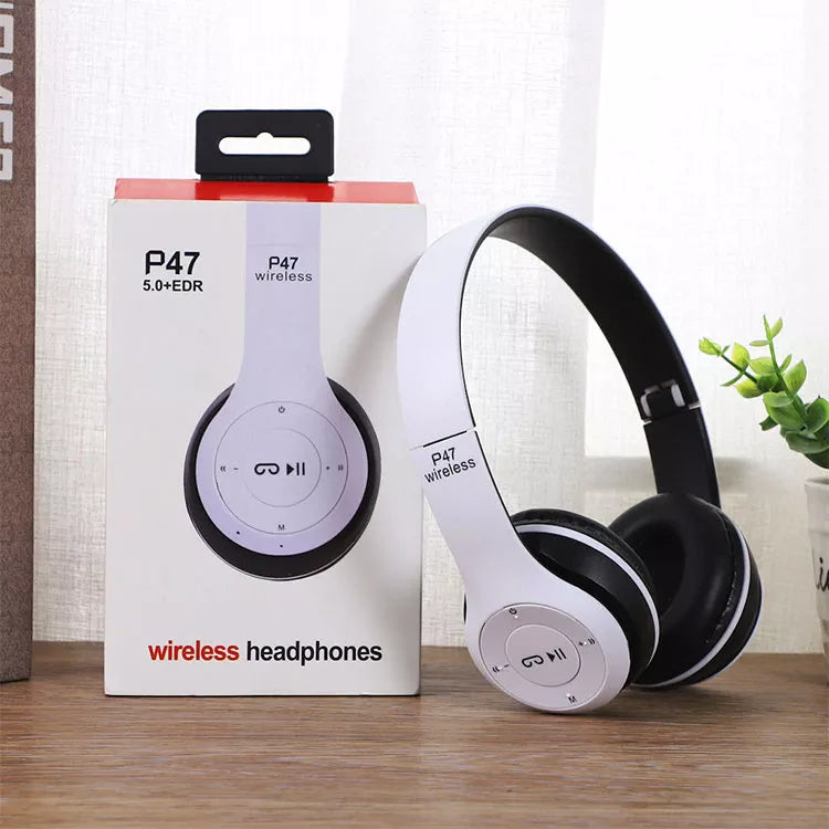 AUDÍFONO INALÁMBRICO BLUETOOH P47- SONIDO PERFECTO🎧