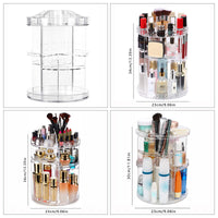 ORGANIZADOR DE MAQUILLAJE GIRATORIO 360°(DISEÑO DIAMANTE)™